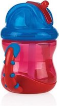 Nûby - Drinkbeker - Flip-it Anti-lek rietjesbeker - 240ml - Rood