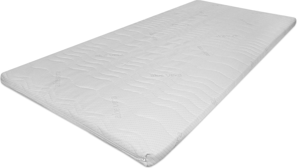 Topdek matras -Topper Koudschuim- standaard tijk 140x200 let op!! nu 9cm dik ipv 7cm