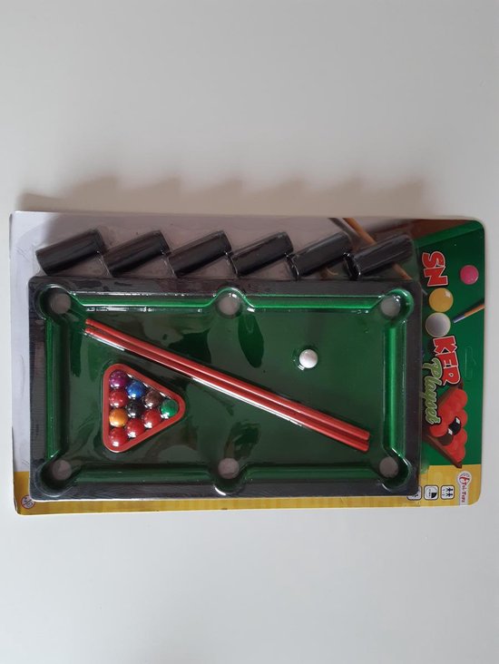 Thumbnail van een extra afbeelding van het spel Premium Mini Snooker Set - Speelgoed
