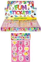 120 Stuks - Fun Stickers - Model Pony's - In Display - Pony - Sticker - Paard - Uitdeelcadeautjes - Traktatie kinderen - Meisjes