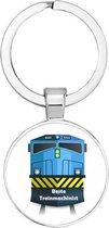 Akyol - treinmachinist Sleutelhanger - Treinmachinist - de beste treinmachinist - trein - machinist - treinmachinist - 2,5 x 2,5 CM