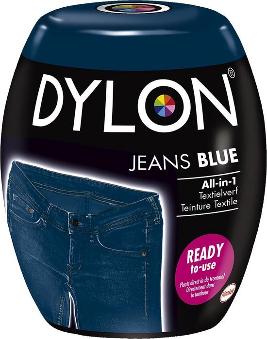 DYLON Wasmachine Textielverf Pods - Blue Jeans - 350g