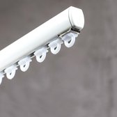 Bestlivings Gordijnrail tot 480 cm lengte, 1 tot 3 loops (360 cm / 2