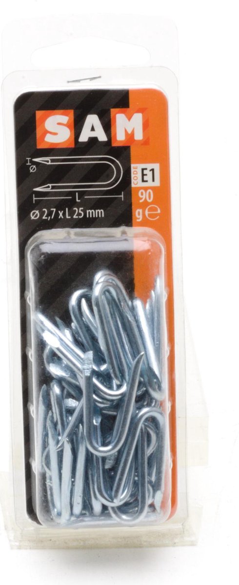 Mack Kram staal verzinkt 90 gr 2.7 x 25 mm