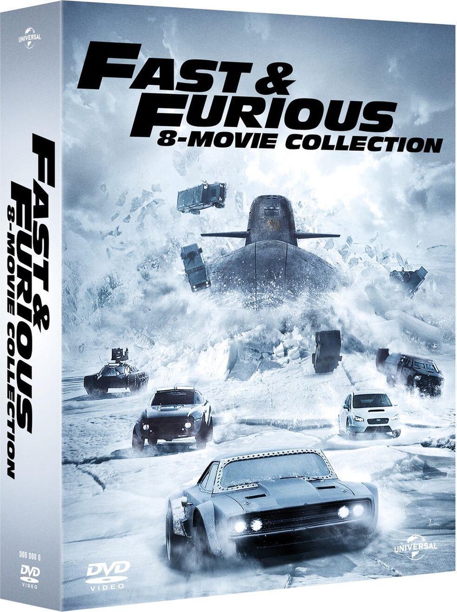 FAST AND FURIOUS COMPLETE 1-10 FILM DVD Partie 1 2345678 9 10 X COLLECTION