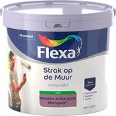 Flexa - Strak op de muur - Muurverf - Mengcollectie - Midden Aubergine - 5 Liter