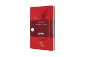 Moleskine Notitieboek Harry Potter Large - gelineerd - Geranium Rood - (13x21cm)
