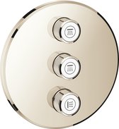 GROHE Grohtherm SmartControl opbouwset- 3 knoppen - Polished Nickel (nikkel) - 29122BE0