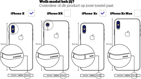 iPhone X transparant soft  hoesje ultra dun