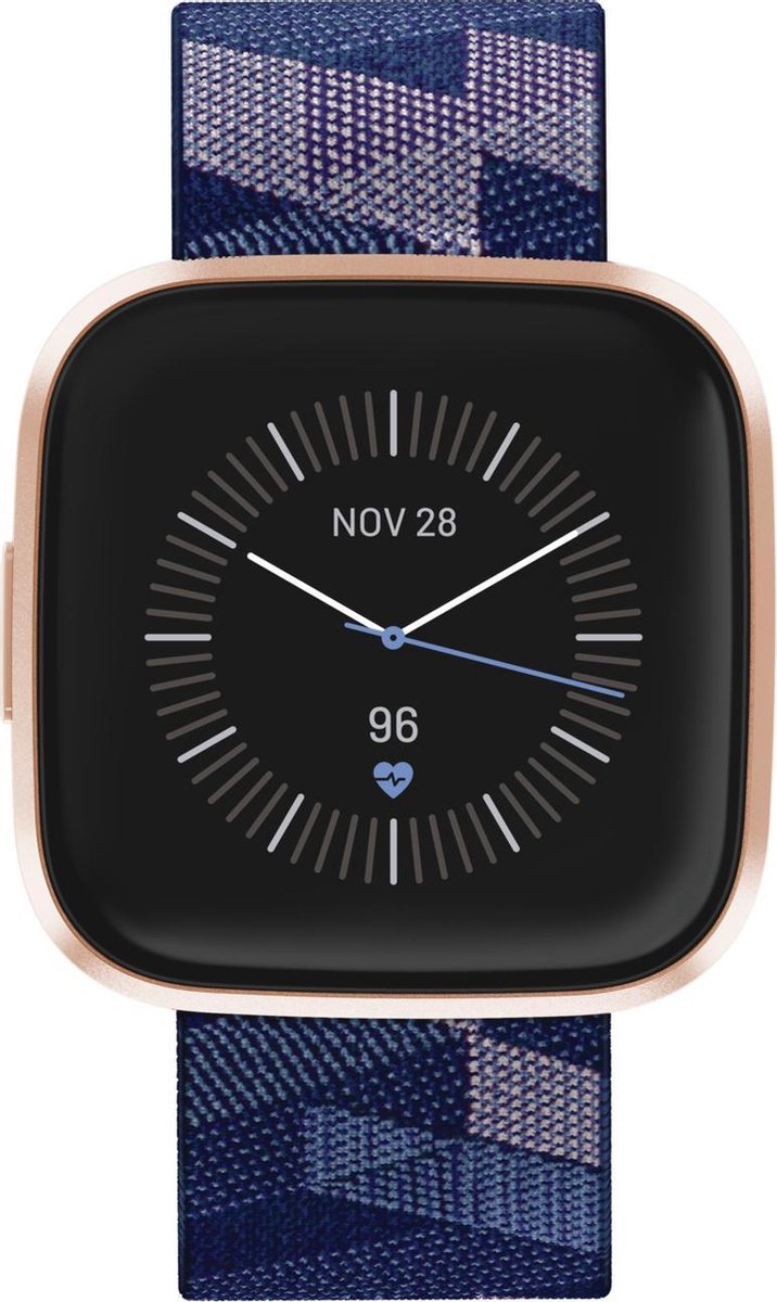 Fitbit Versa 2 SE Smartwatch Gewoven grijs bol