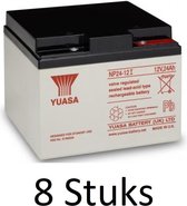 8 Stuks Yuasa lead-acid Batterij NP24-12