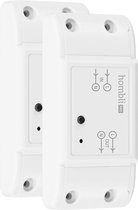 2x Hombli Smart Switch - Wifi Schakelaar  –  Bediening via Mobiele App – 2300W