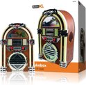 BasicXL - Basicxl BXL-JB10 Retro Jukebox met AM/FM Radio en CD-Speler - 30 Dagen Niet Goed Geld Terug