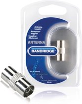 Bandridge BVP400 cable gender changer Coax Coaxial Aluminium