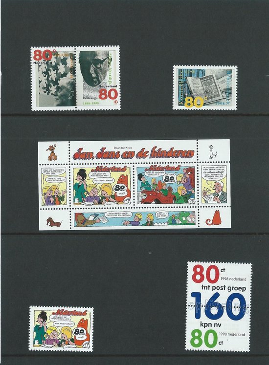 Thumbnail van een extra afbeelding van het spel Nederland Jaarcollectie Postzegels 1998