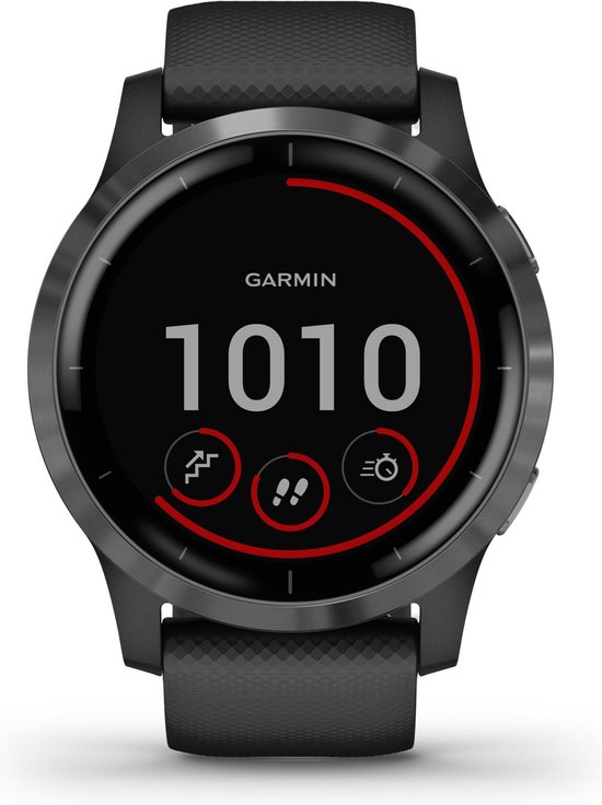 Garmin Vivoactive 4 - Smartwatch - 45 mm - Zwart/Leigrijs