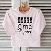 Shirtje Hoera oma 50 60 65 70 75 jaar