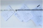 Stas ophangsysteem Papier houder rails - Info houder - Paperclip houder rails