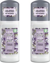 Love Beauty And Planet Relaxing Deodorant Roller Argan Oil & Lavendel - 2 x 50 ml