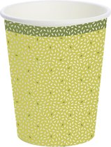 Biologische kartonnen bekers 24 cl Rice Green, FSC, 200 stuks