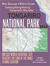 Travel Guide Hiking Maps for New Zealand- Tongariro National Park Trekking/Hiking/Walking Topographic Map Atlas Tolkien's The Lord of The Rings Filming Location New Zealand North Island 1