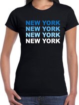 New York / Big Apple t-shirt zwart voor dames - USA / wereldstad shirt / kleding S