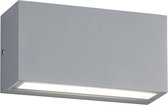LED Tuinverlichting - Tuinlamp - Trion Tront - Wand - 10W - Mat Titaan - Aluminium - OSRAM LEDs - BSE