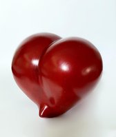 Urn Red Stone Heart