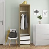 Kledingkast Garderobe Bruin (Incl LW Anti Kras Vilt) / kleding garderobe kast / Klerenkast garderobe / Kleding kast