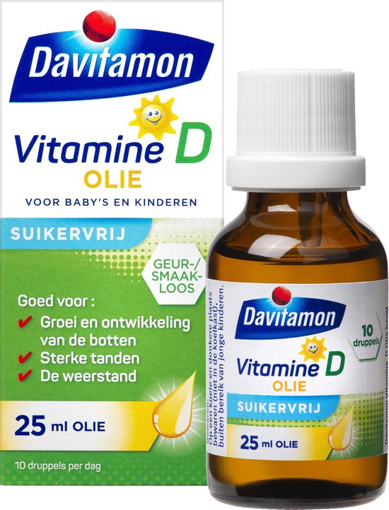 Davitamon vitamine D olie - kinderen - 25ml