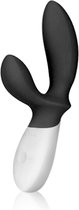 LELO LOKI Wave Premium Stimulator voor Mannen Obsidian Black, Vibrerend Dubbel Genotspeeltje met Golfbeweging