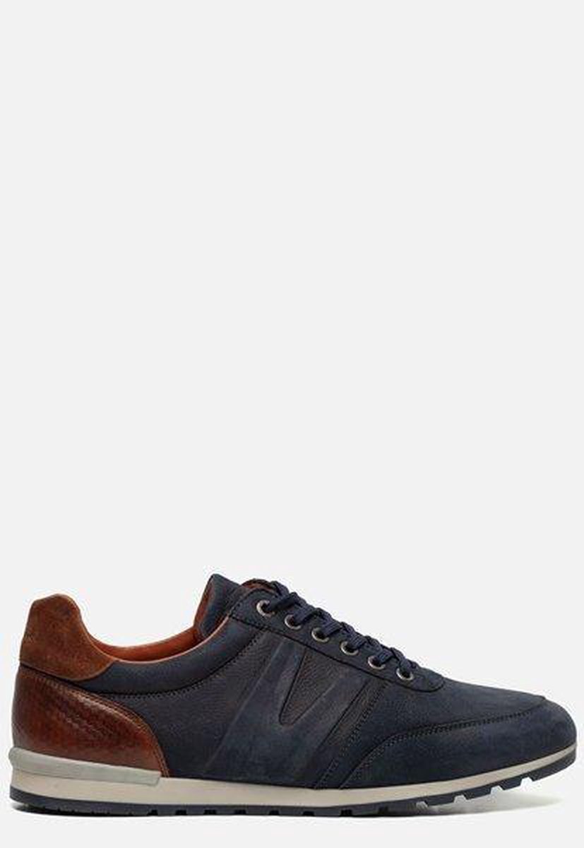 Van Lier Anzano sneakers blauw - Maat 47 | bol.com
