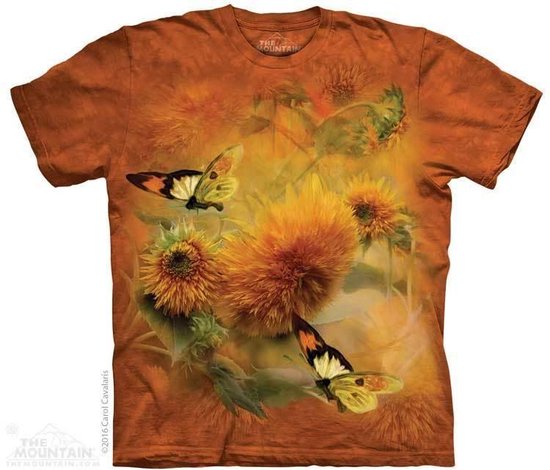 The Mountain T-shirt Tournesols & Papillons T-shirt unisexe Taille 3XL