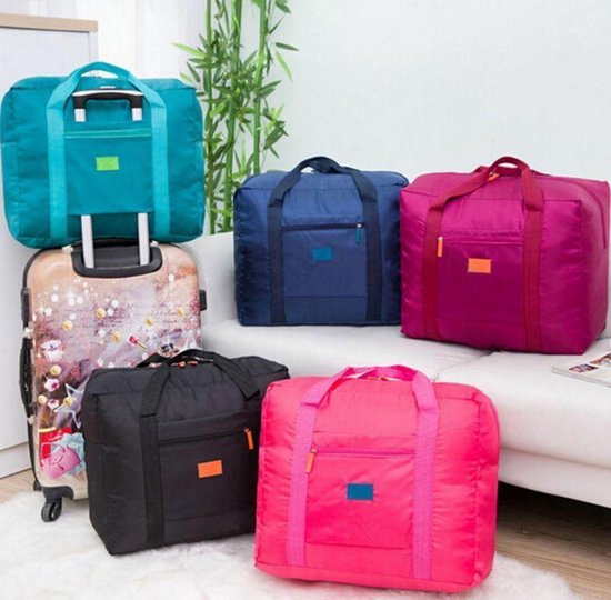 ZaCia Opvouwbare Reistas Incl. Luxe Slaapmasker - Handbagage (32 liter) -  Weekendtas -... | bol.com