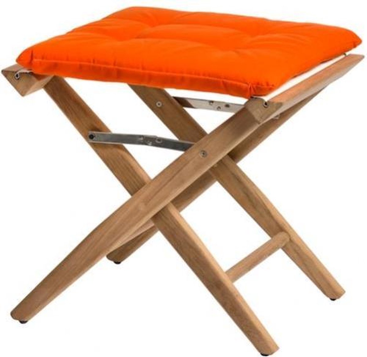 Regisseurskruk DeLuxe met Oranje Kussenset (Geolied)