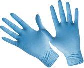 100 stuks - Handschoenen - latex - blauw - maat S - dispenserdoos