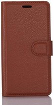 Samsung Galaxy S8 Plus - Litchi Wallet Case - Bruin