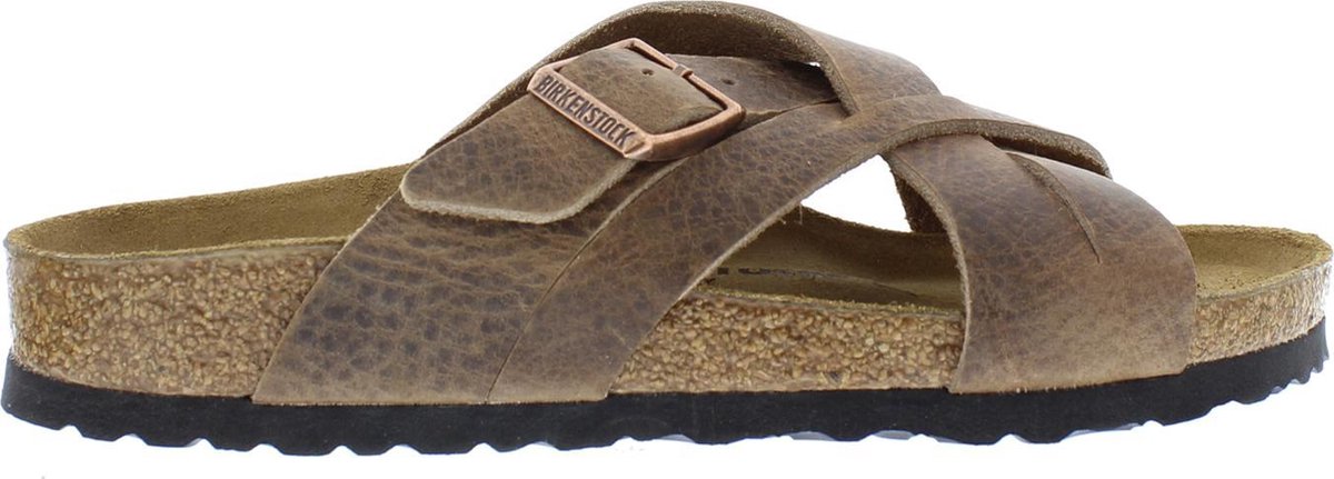 Birkenstock Lugano Camberra Old Tabacco narrow Oiled Leather 40 bol
