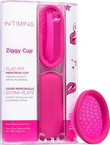 Intimina Ziggy Cup – extra dunne herbruikbare menstruatiecup met plat design