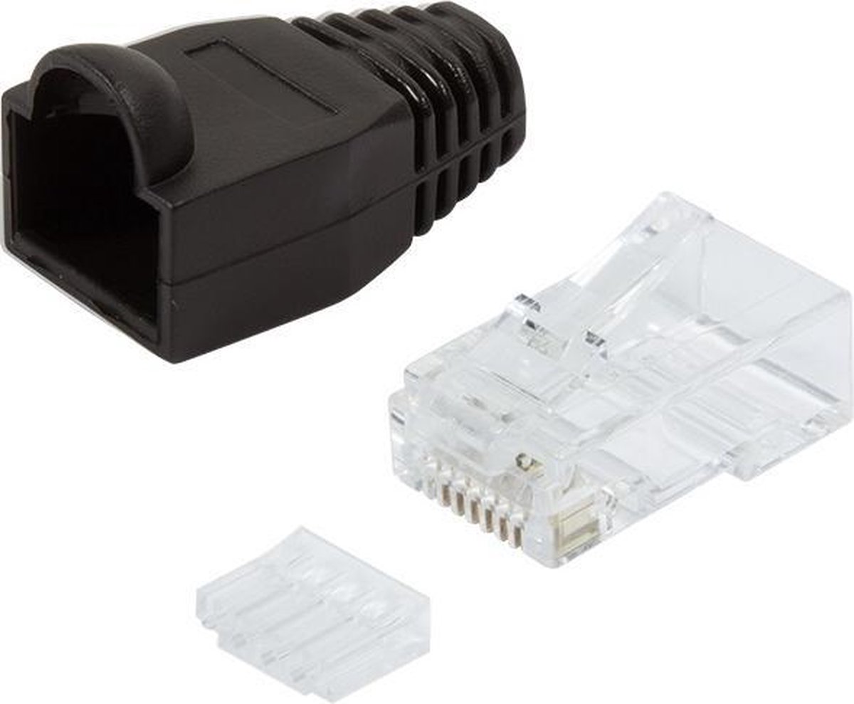LogiLink MP0024 RJ-45 kabel-connector wit 100stk