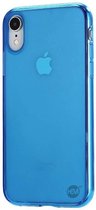 iPhone XR siliconenhoesje blauw / Siliconen Gel TPU / Back Cover / Hoesje iPhone XR blauw doorzichtig