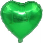 Folieballon hart | Groen | 18 inch | 45 cm | DM-products