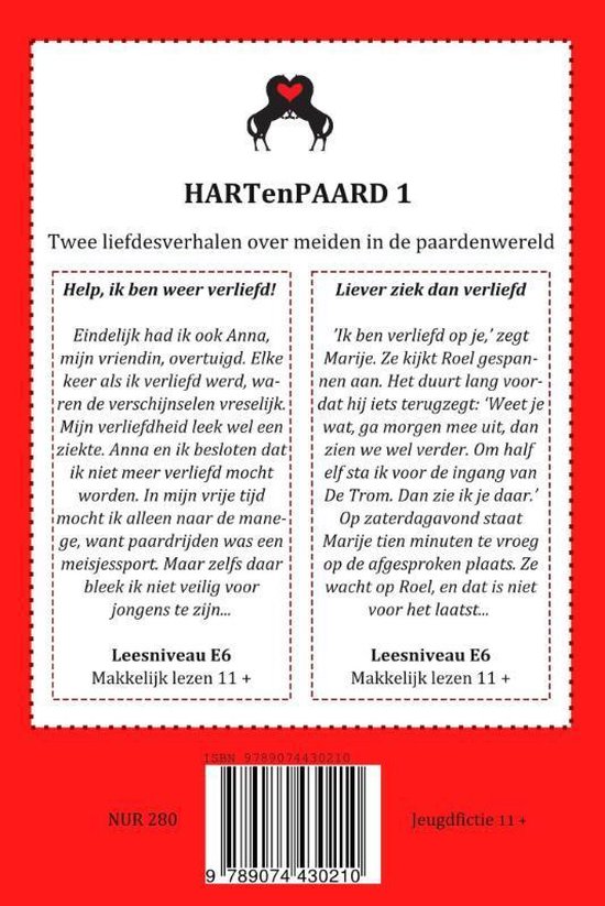 Hart en Paard 1 - Help, ik ben weer verliefd Liever ziek dan verliefd,  Stasia Cramer |... | bol.com