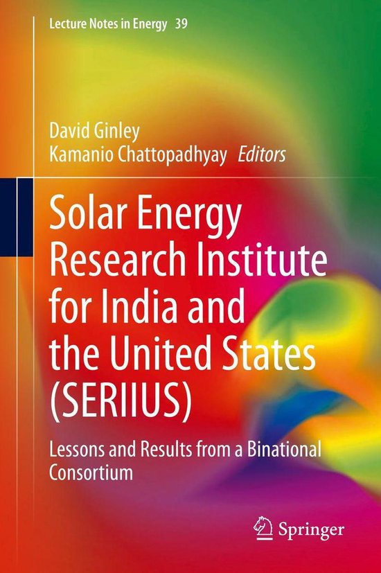 Energy (R0) - Solar Energy Research Institute for India and  ... - cover