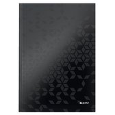 Leitz WOW Notitieboek - A4 - Gelijnd - Harde Kaft - Zwart