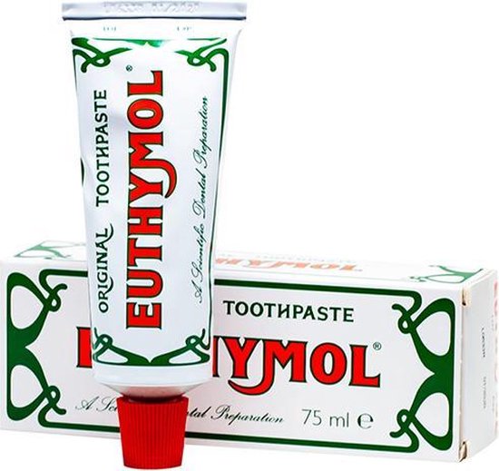 tandpasta Euthymol - 75 ml - tandpasta blanchissant | bol.com