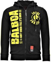 Local Fanatic Exclusieve Mannen Jogging vest - Rocky Balboa Boxing - Zwart - Maten: M