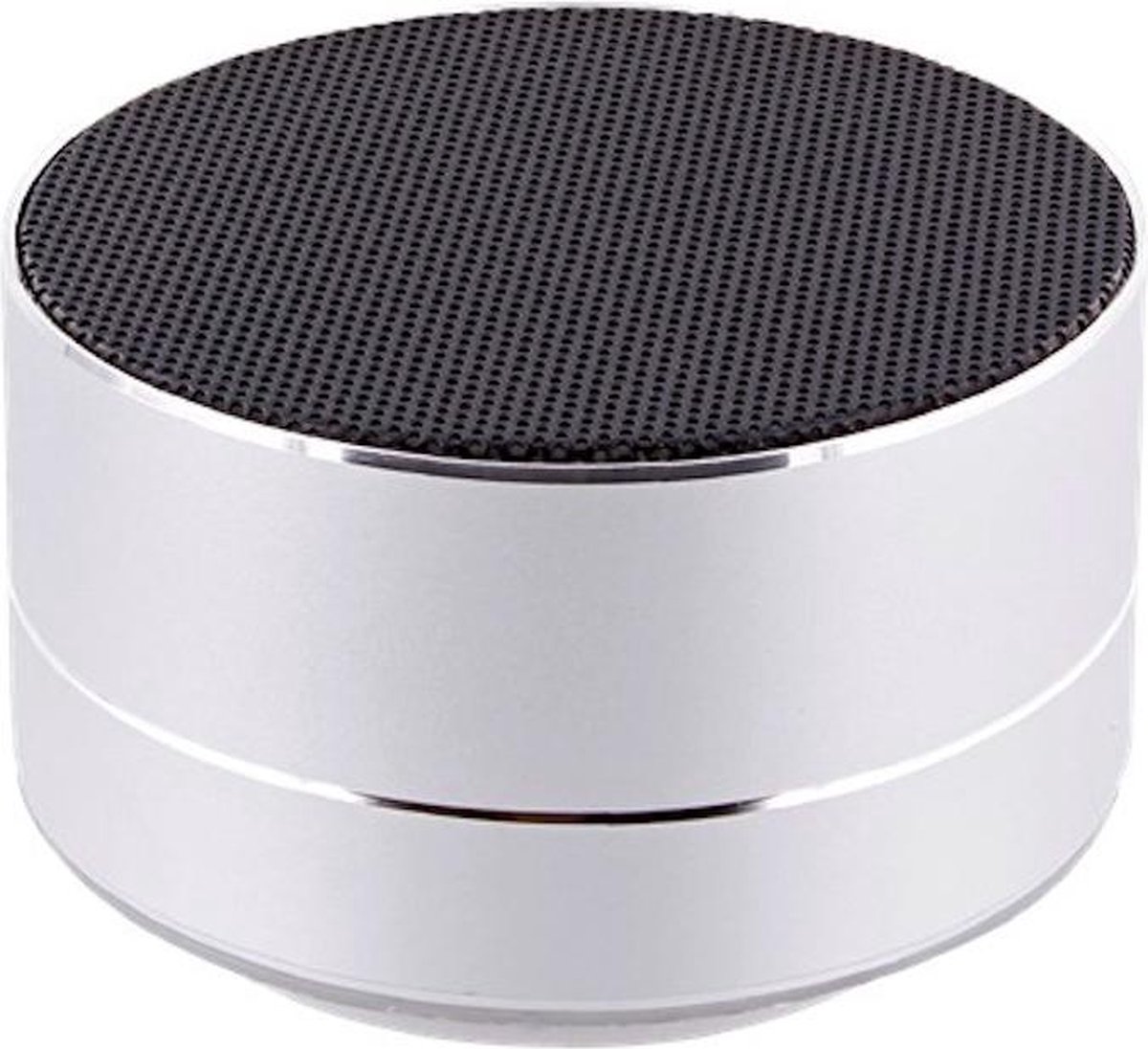S&C - Bluetooth speaker zilver klein mini draadloze speaker muziek audio