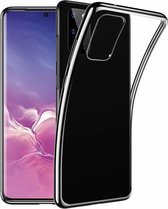 Slim case Samsung Galaxy S20 transparant silicone + glazen screen protector
