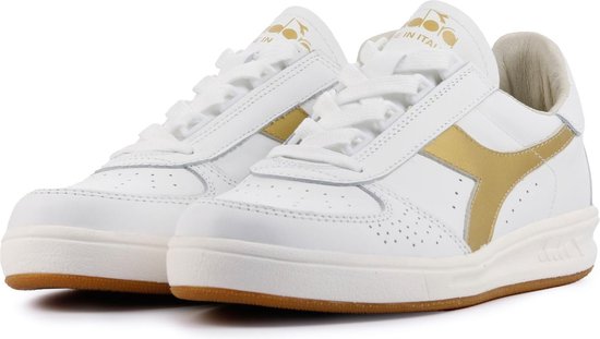 Diadora Vrouwen Leren Lage sneakers / Damesschoenen Elite Italia Spor - Wit  - Maat 41 | bol.com
